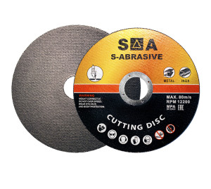 90663839 Диск отрезной по стали 7930091775408 125x22.2x1.8 мм STLM-0328403 S-ABRASIVE
