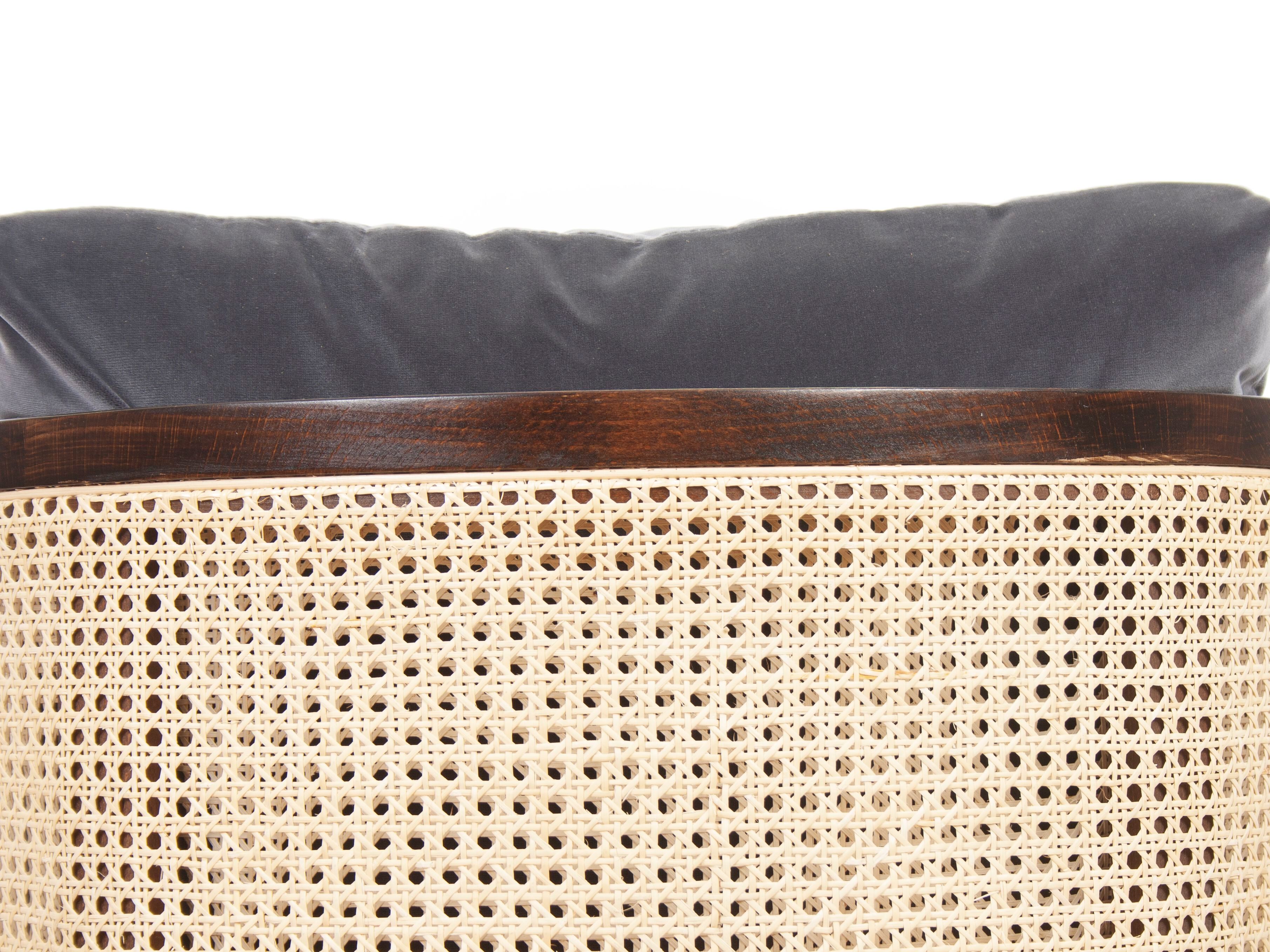 Венское соломенное кресло с подлокотниками CREARTE COLLECTIONS круглый ARCH-00037735 - Вид №5