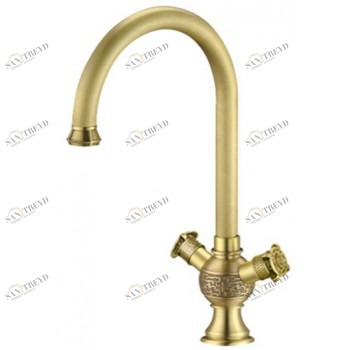 Zorg A 2004K-BR бронза Смеситель для кухни Zorg 409 х 194 