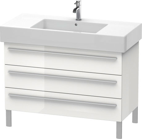 XL655401818 X-Large Тумбочка напольная Белый матовый, декор Duravit - Вид №2
