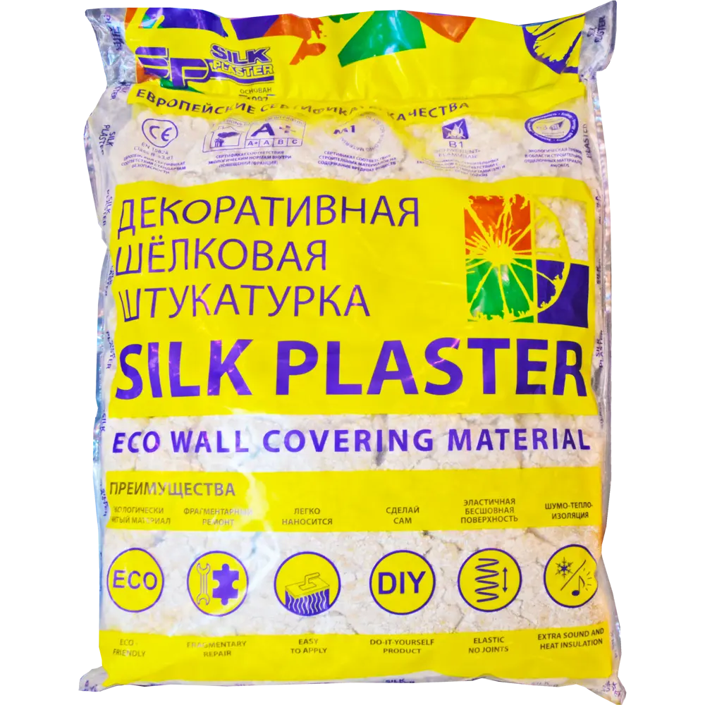 Жидкие обои Silk Plaster Виктория 702 0.7 кг цвет жёлтый 82453427 STLM-2107322  - Вид №1