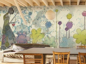 GLAMORA Виниловые обои с цветочными мотивами Signs