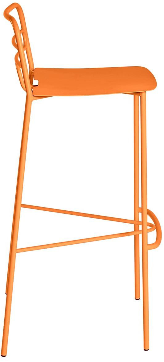 CaStil Табурет металлический со спинкой и подставкой для ног Dida Dida sg - Вид №3