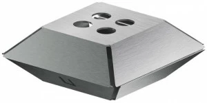 MGS Подставка для зубных щеток / контейнер из нержавеющей стали Accessori per bagno