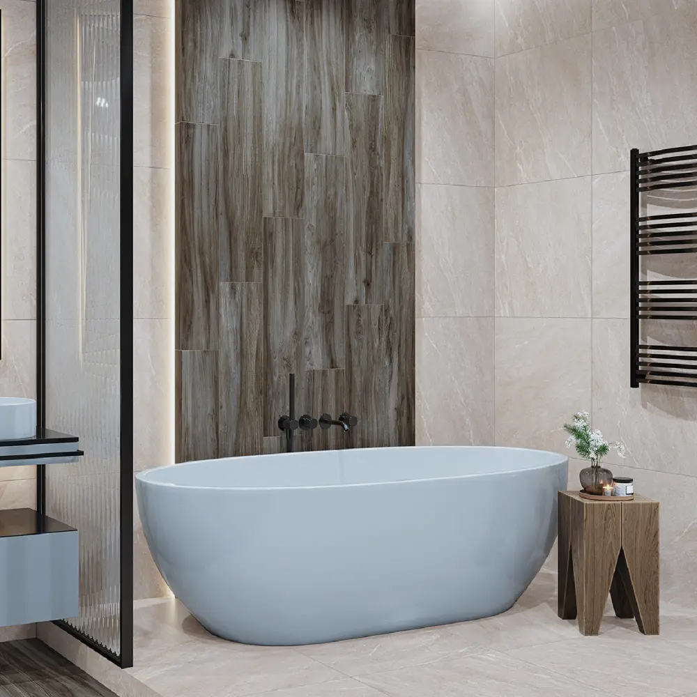 Керамогранит ALMA CERAMICA Angara бежевый 60×60 см для интерьера и террас 87747794 STLM-0075509