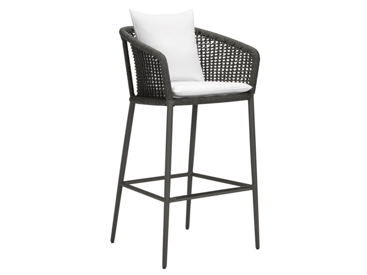 Барный стул из морской веревки с подлокотниками JANUS et Cie Knot ARCH-00058266 - Вид №4