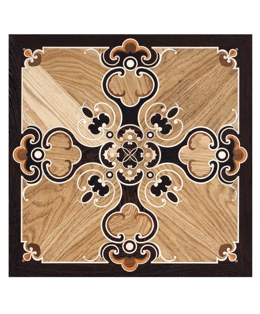 Quad9 Tifernoit Rubina - дуб, венге, клен и дуссье Parquet