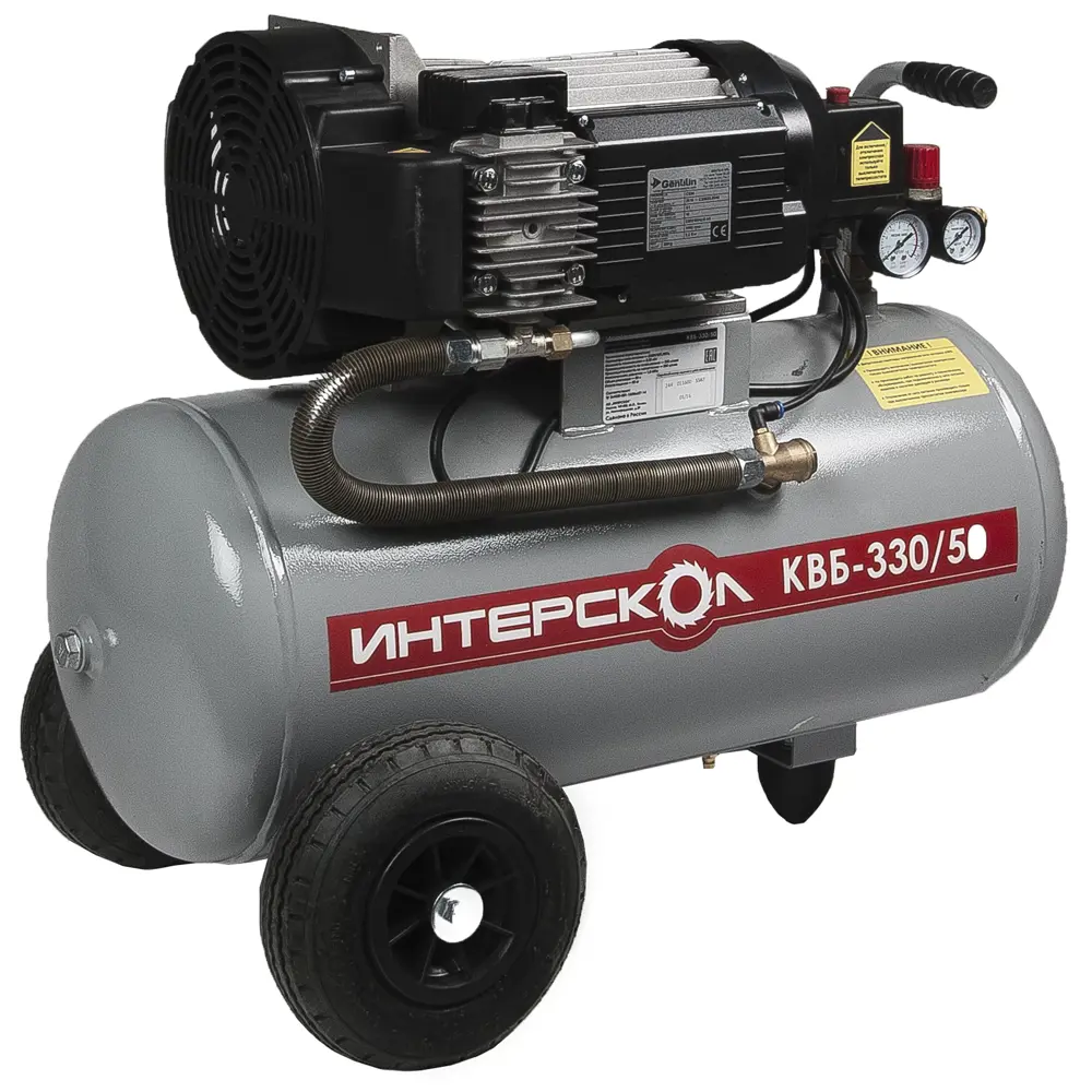 Компрессор безмасляный Интерскол 50 л 330 л/мин. 2 кВт STLM-2045703