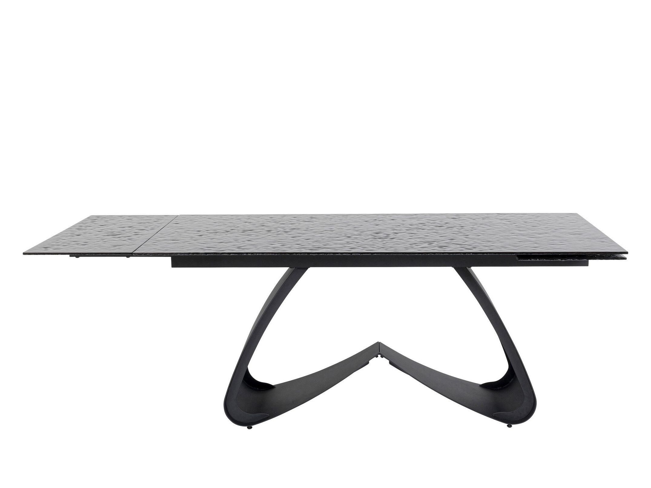 Выдвижной обеденный стол из стали и стекла KARE Design BELLAGIO ARCH-00018642 - Вид №2