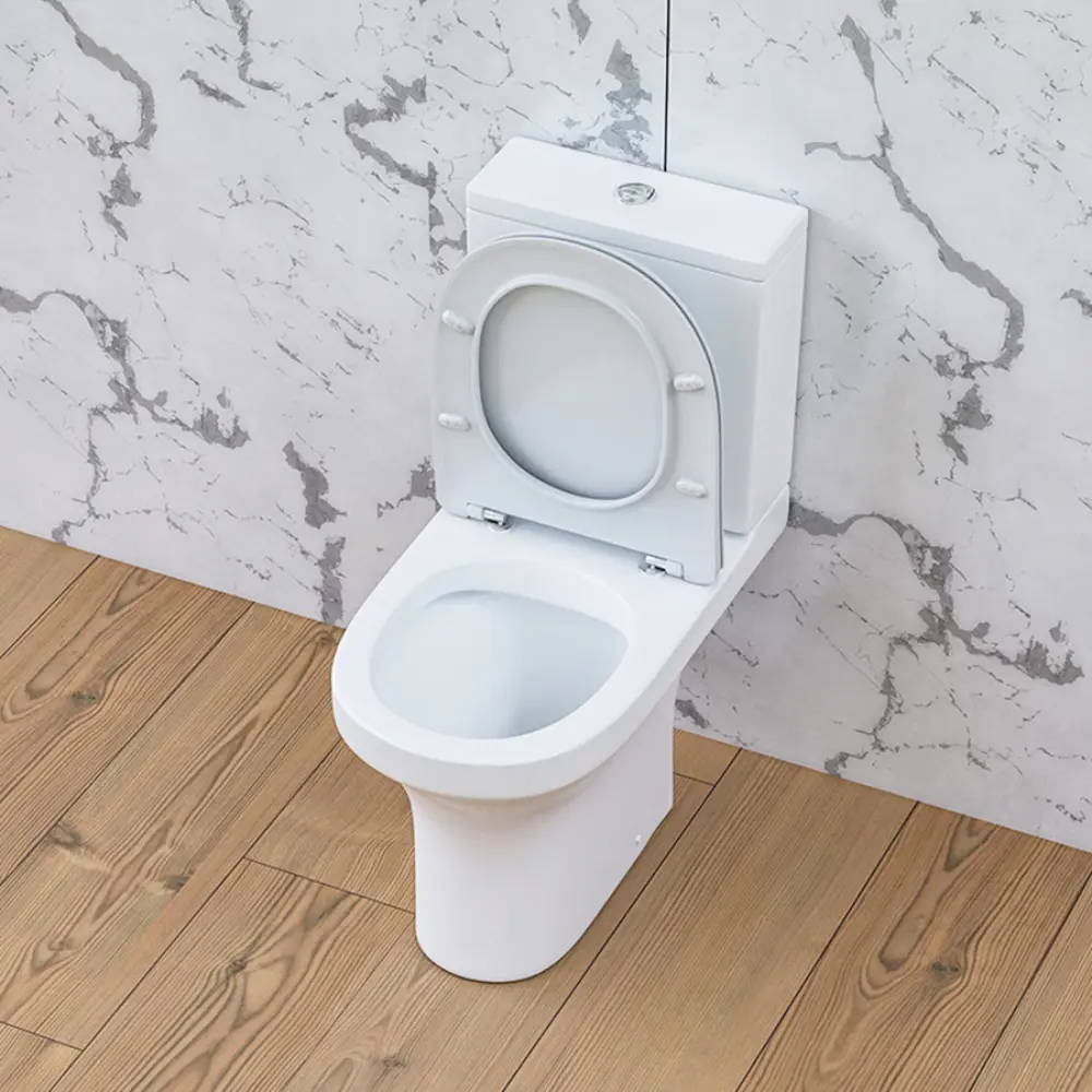 Унитаз-компакт Damixa горизонтальный выпуск с сиденьем микролифт Skyline STLM-2164500 - Вид №6