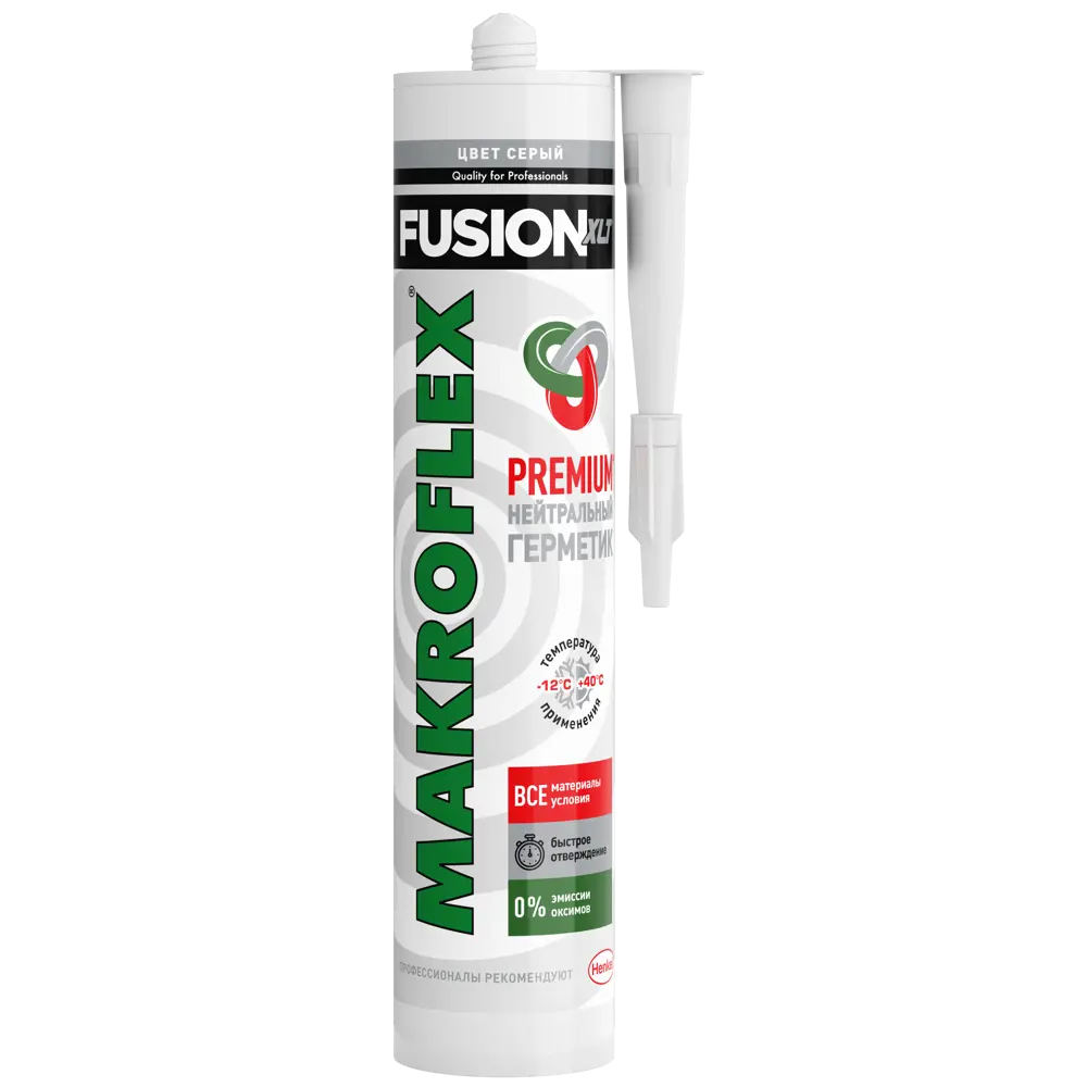 Герметик Макрофлекс Фьюжен цвет серый 280 мл STLM-2105655
