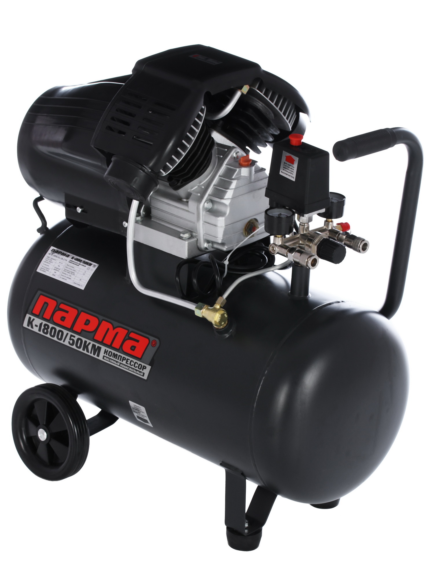 Компрессор поршневой масляный Парма K-1800/50КМ 1081888 STDN-0124601