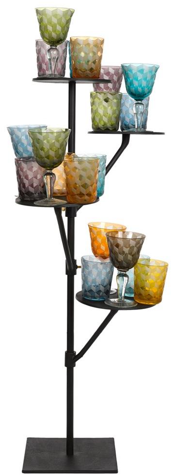 Pols Potten Набор стаканов для воды в пескоструйном стекле  140-230-110  - Вид №1