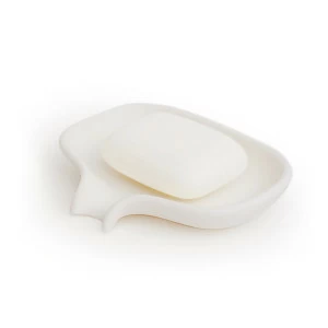 Мыльница белая с носиком для слива BOSIGN  00-3869399 Белый