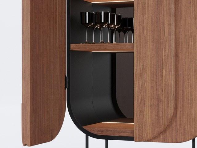 Milla & Milli Барный шкаф из орехового дерева Bloom sun-id-1459081 - Вид №2