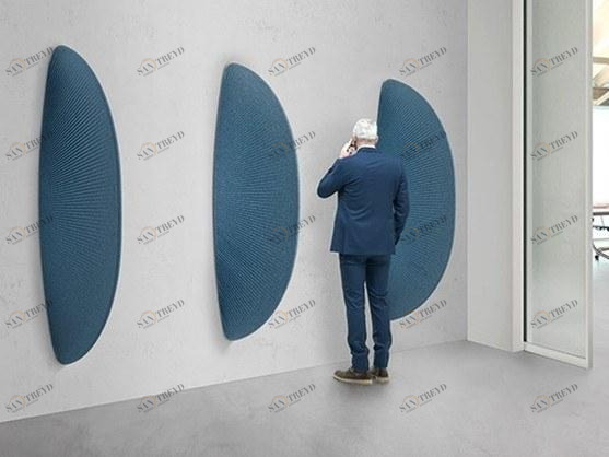 Caimi Brevetti Акустическая стеновая панель из ткани Snowsound fiber products sun-id-1432801