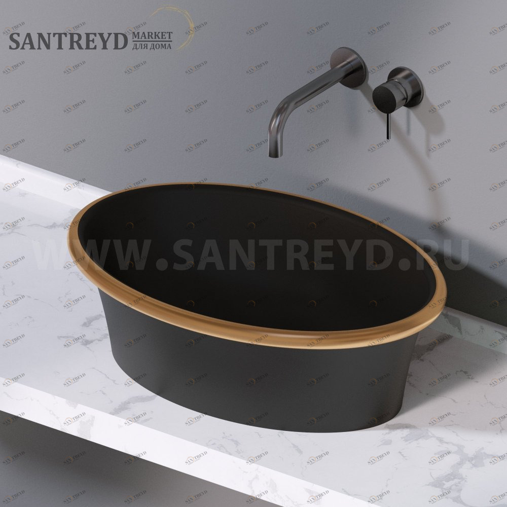 L491105G Накладная раковина на столешницу  овальная A. e T. Italia PRINCESS AeT ITALIA