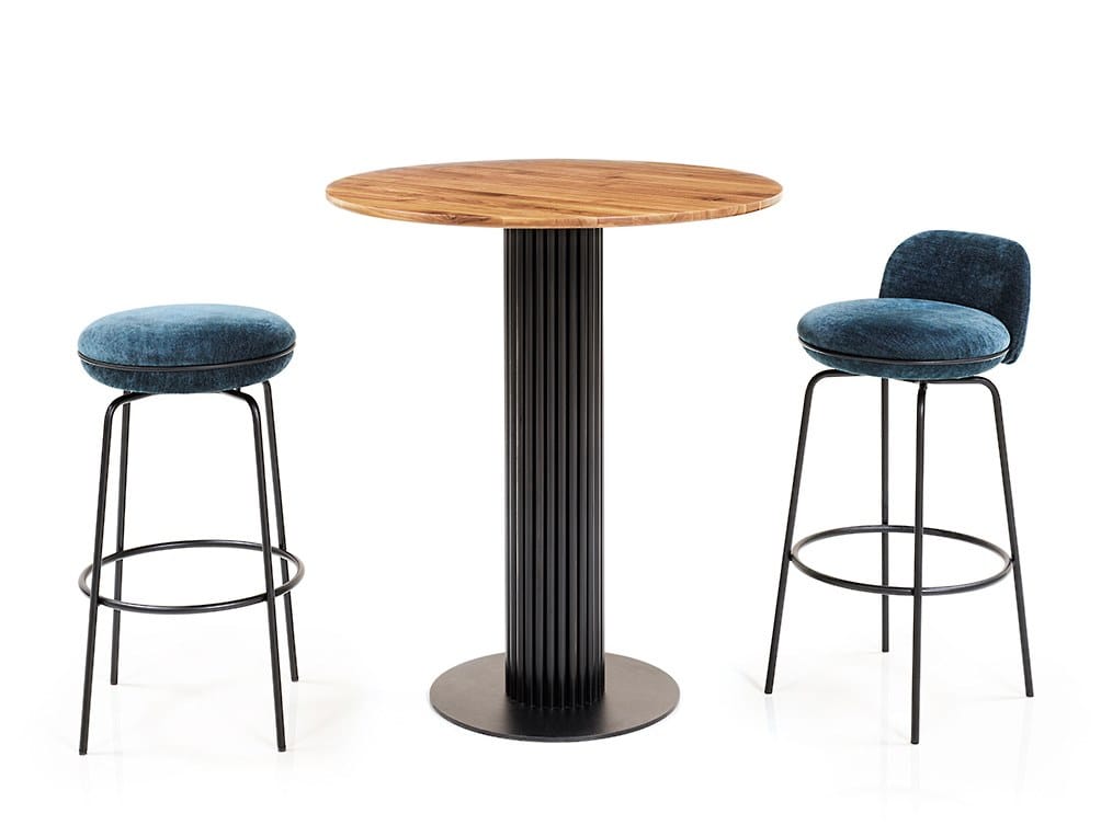 Высокий круглый деревянный стол Wittmann ARCH-00099914 - Вид №1