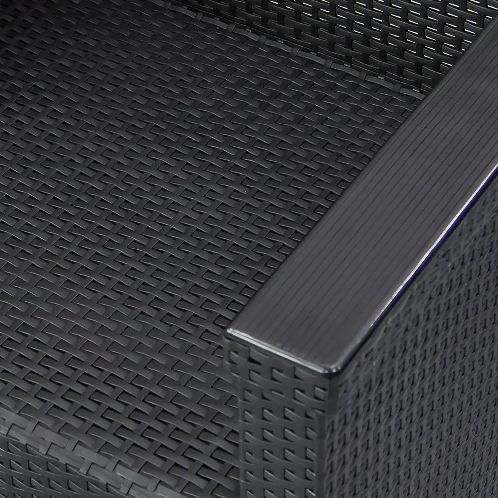 Диван садовый Basegi 69.5x189.5x79 см полипропилен темно-серый Santreyd STLM-2001555 - Вид №5