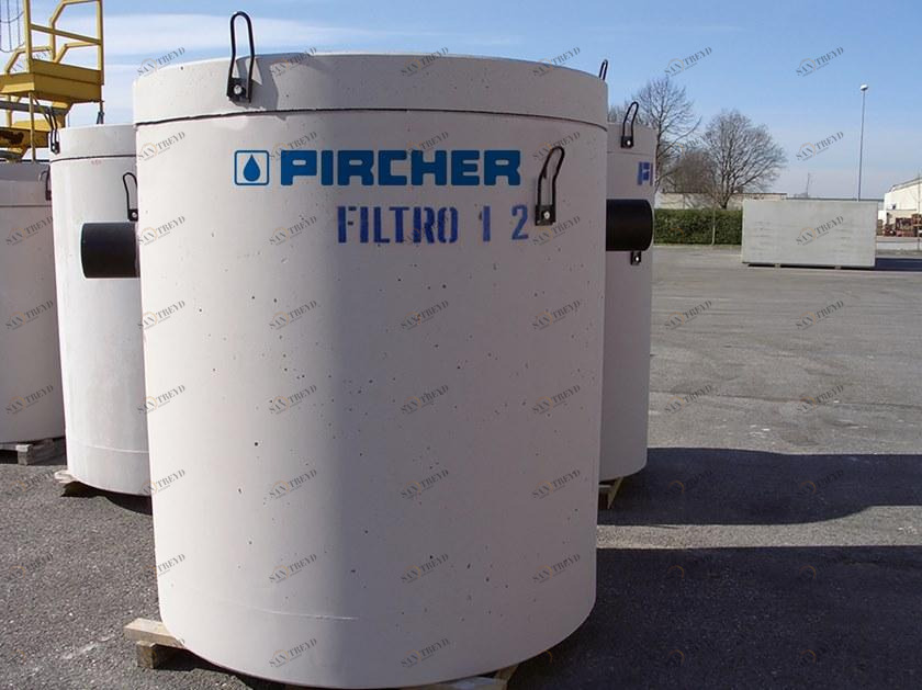 Pircher Круглый коалесцирующий фильтр-резервуар sun-id-1495744