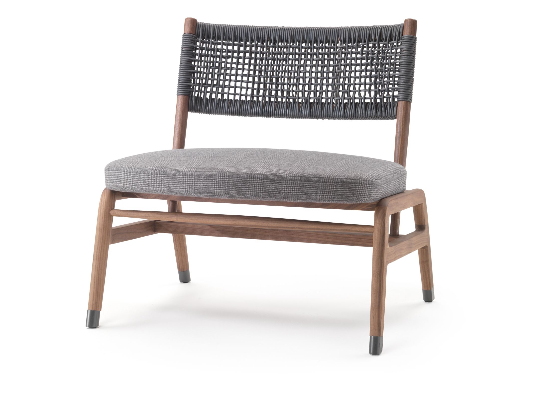 Кресло из массива дерева с мягким сиденьем Flexform Ortigia ARCH-00036822 - Вид №1