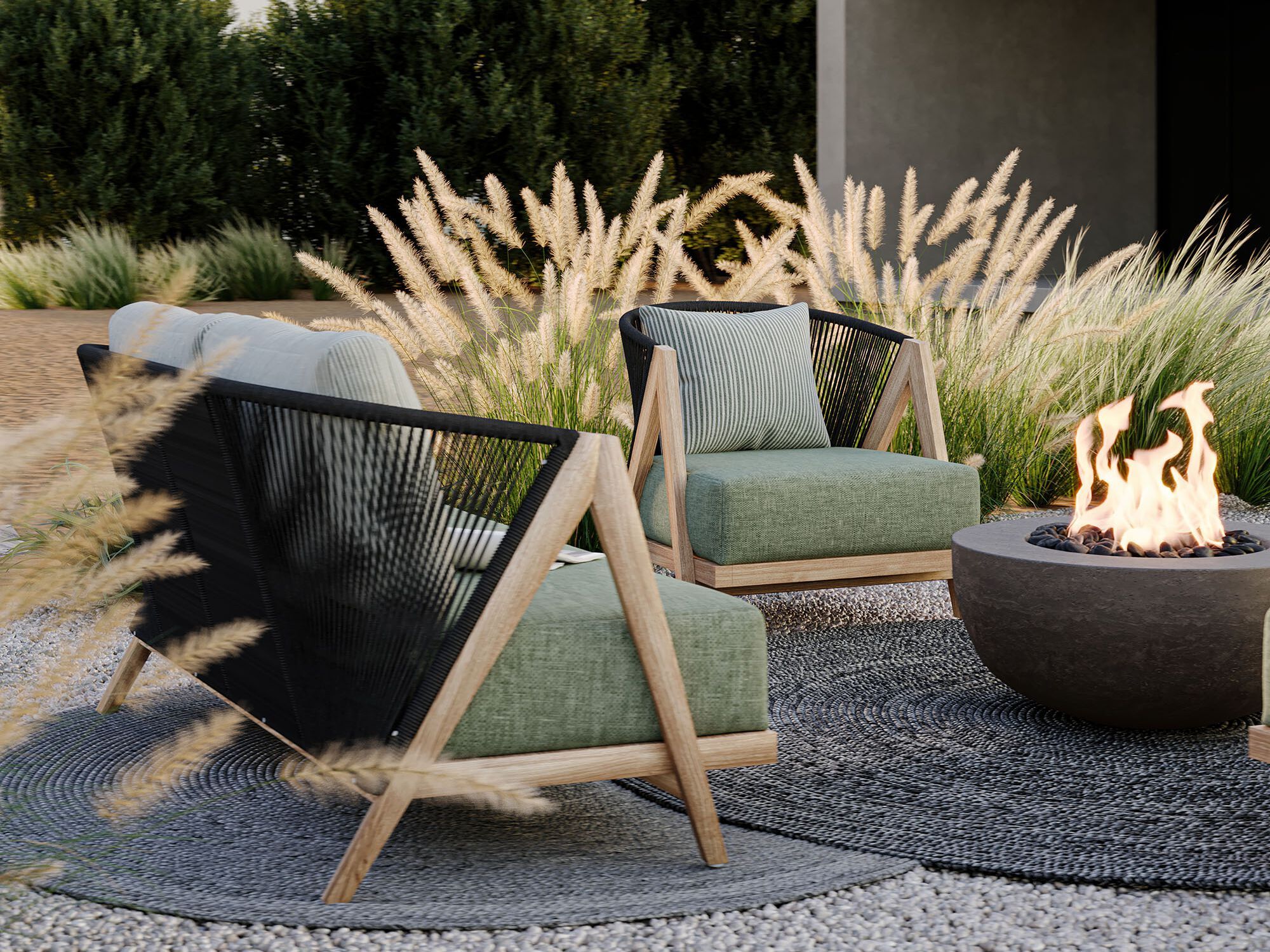 2-местный мягкий ТИК садовый диван Walters Arbor ARCH-00046291 - Вид №7