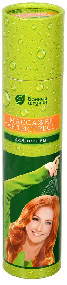 82631637 Массажер для головы Банные штучки "Антистресс" 6x6x26.5 см сталь STLM-0988597