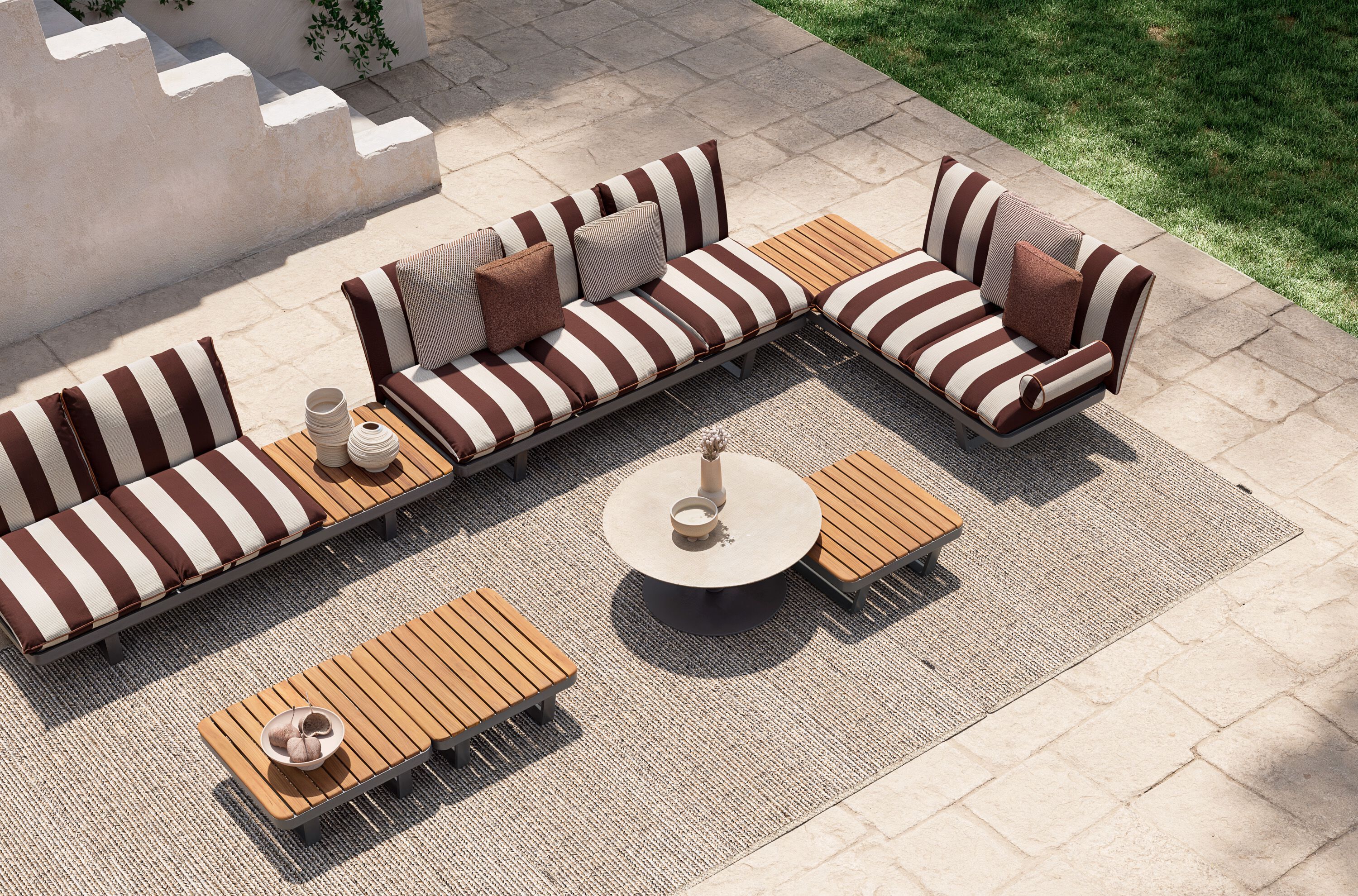 Модульный садовый диван с алюминиевой рамой Atmosphera Венеция ARCH-00050634 - Вид №6