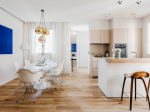 Предварительно обработанный плавающий паркет из фанеры