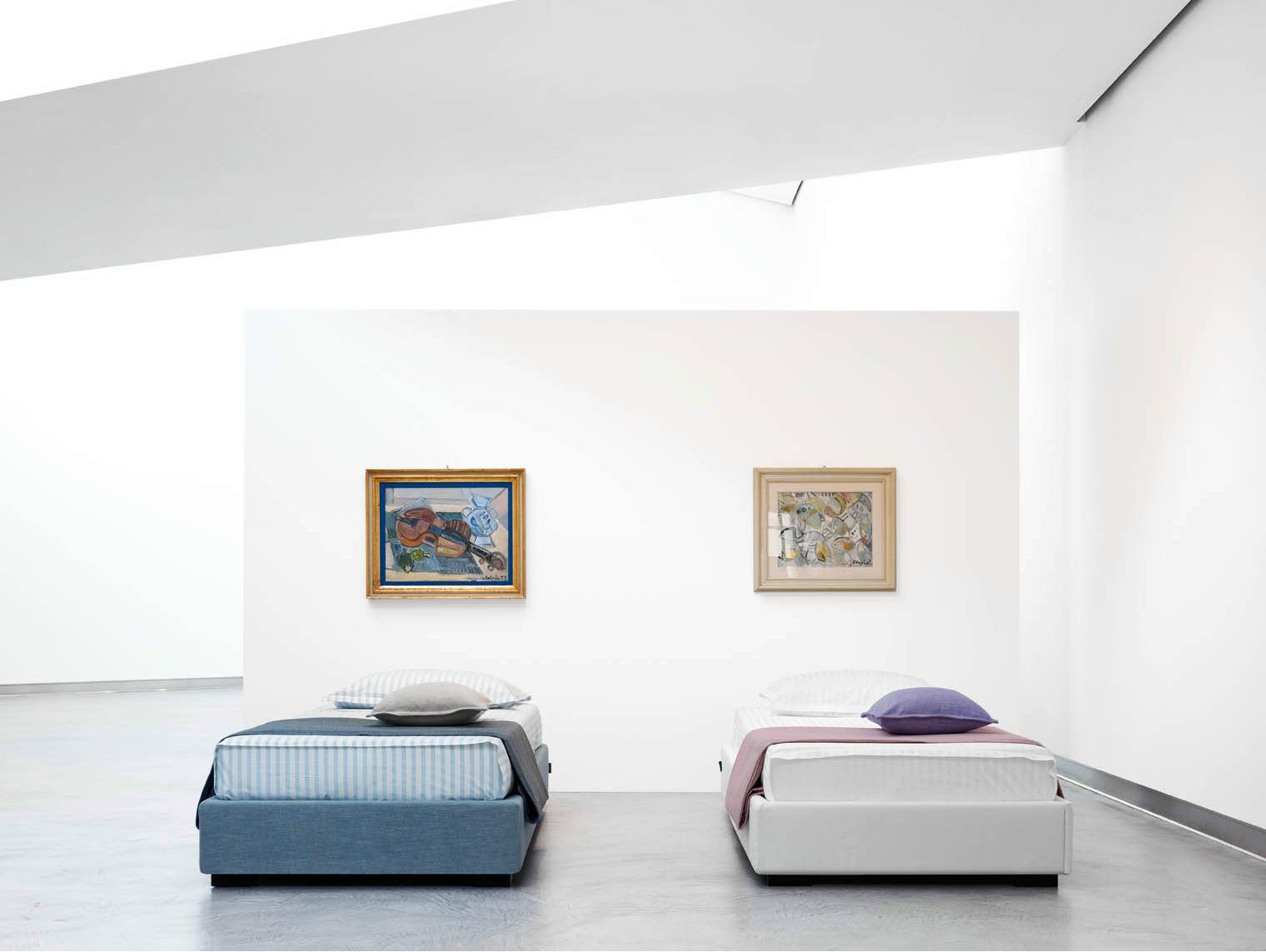 Односпальная съемная мягкая кровать Casamania & Horm кровать Figi ARCH-00113432 - Вид №1