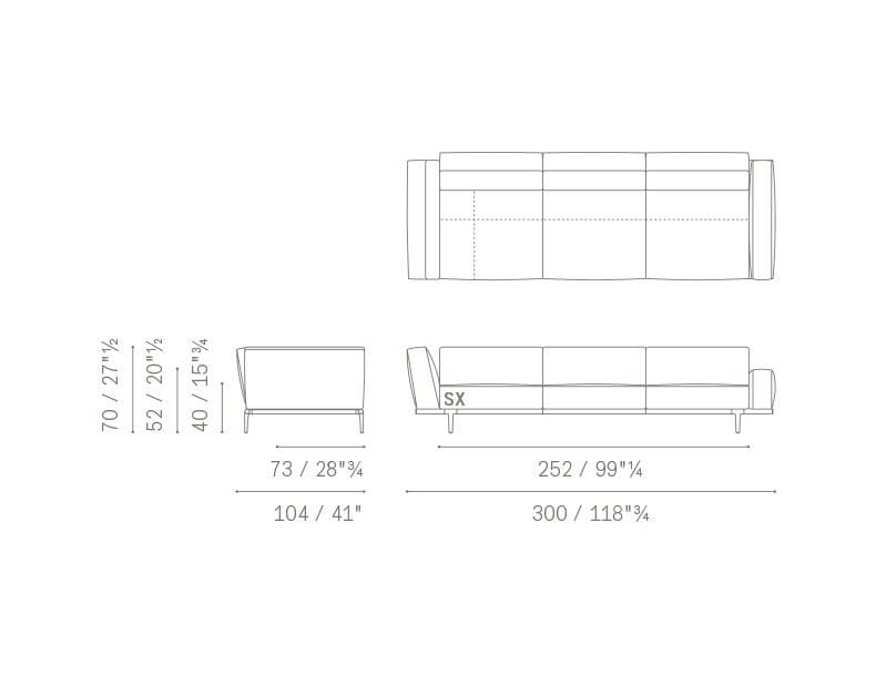 Ткань диван Poltrona Frau коллекция-диваны и кресла ARCH-00009449 - Вид №34