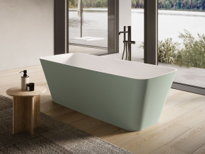 Отдельно стоящая или настенная прямоугольная ванна