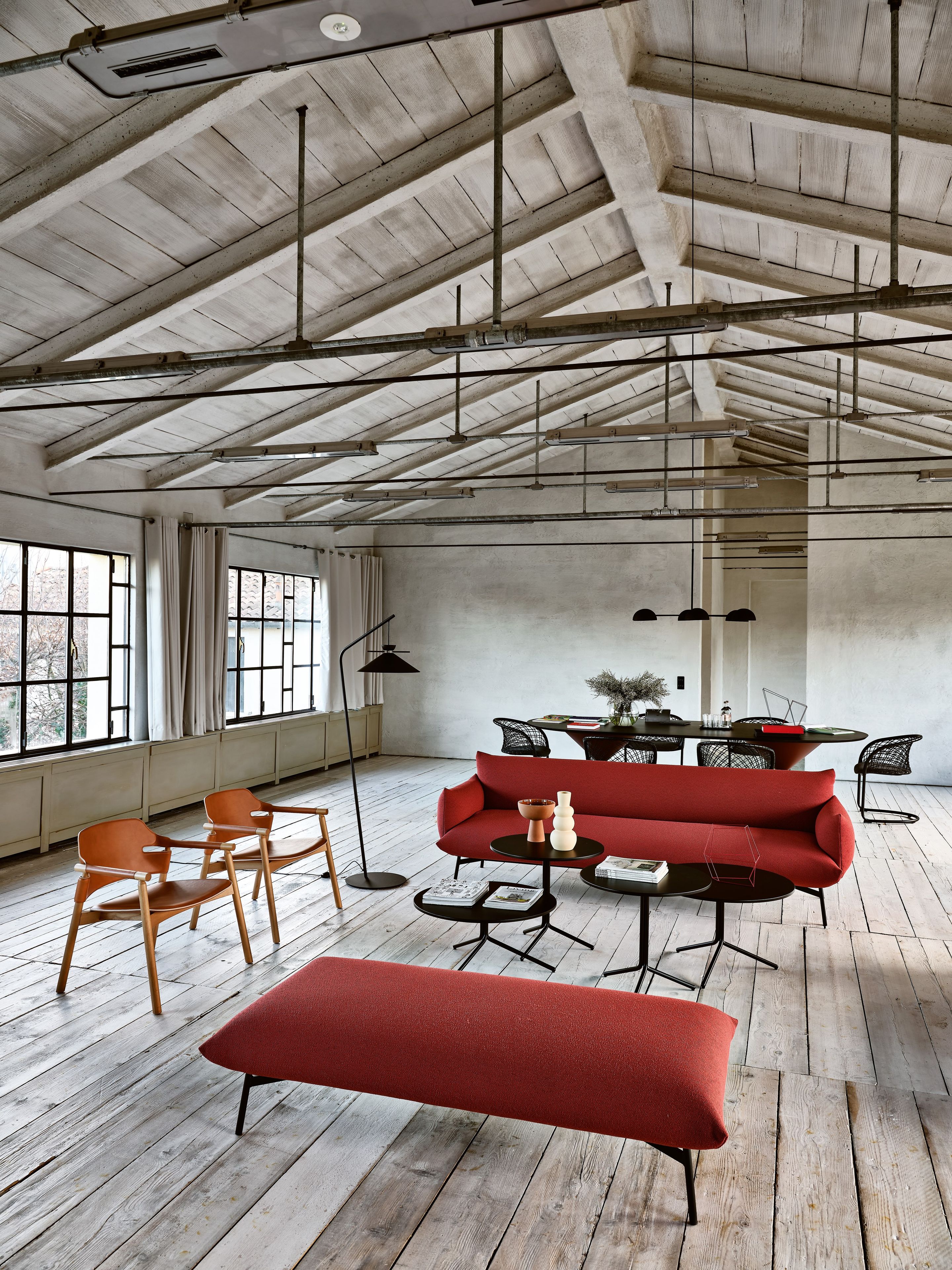 Прямоугольный пуф из ткани Midj площадь ARCH-00092531 - Вид №5