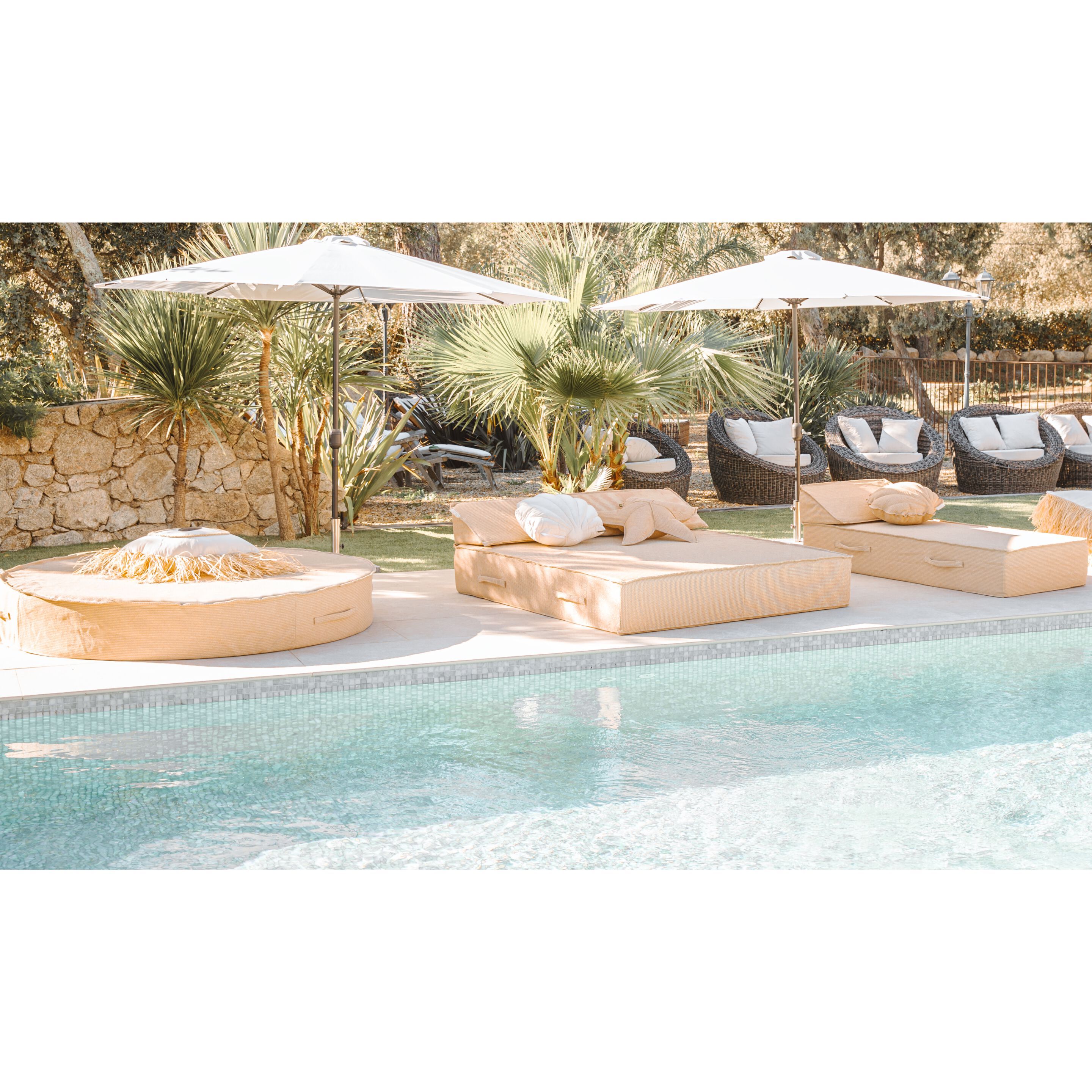 Ткань круглая Садовая кровать MX HOME Tahiti ARCH-00068901