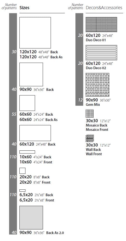 Пол / керамогранит с эффектом цемента CERAMICA SANT'AGOSTINO Duo ARCH-00112251 - Вид №2