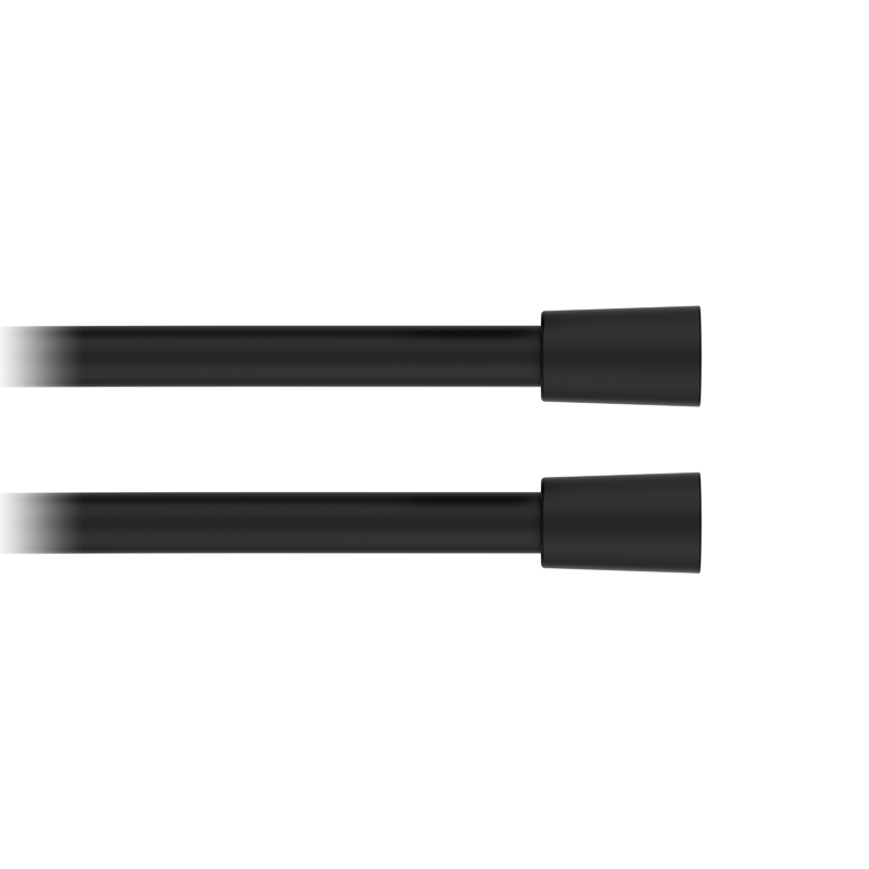 05015022 PREMIUM Серебряный шланг для душа 170 Черный GRB MIXERS 