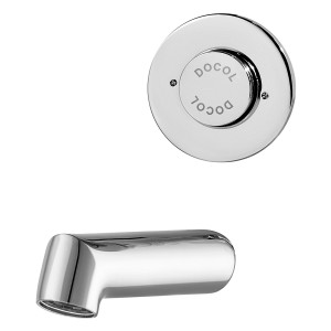 00633206 Вандалозащищенный настенный смеситель для ванной 135мм PressMatic Docol CICLO FIXO