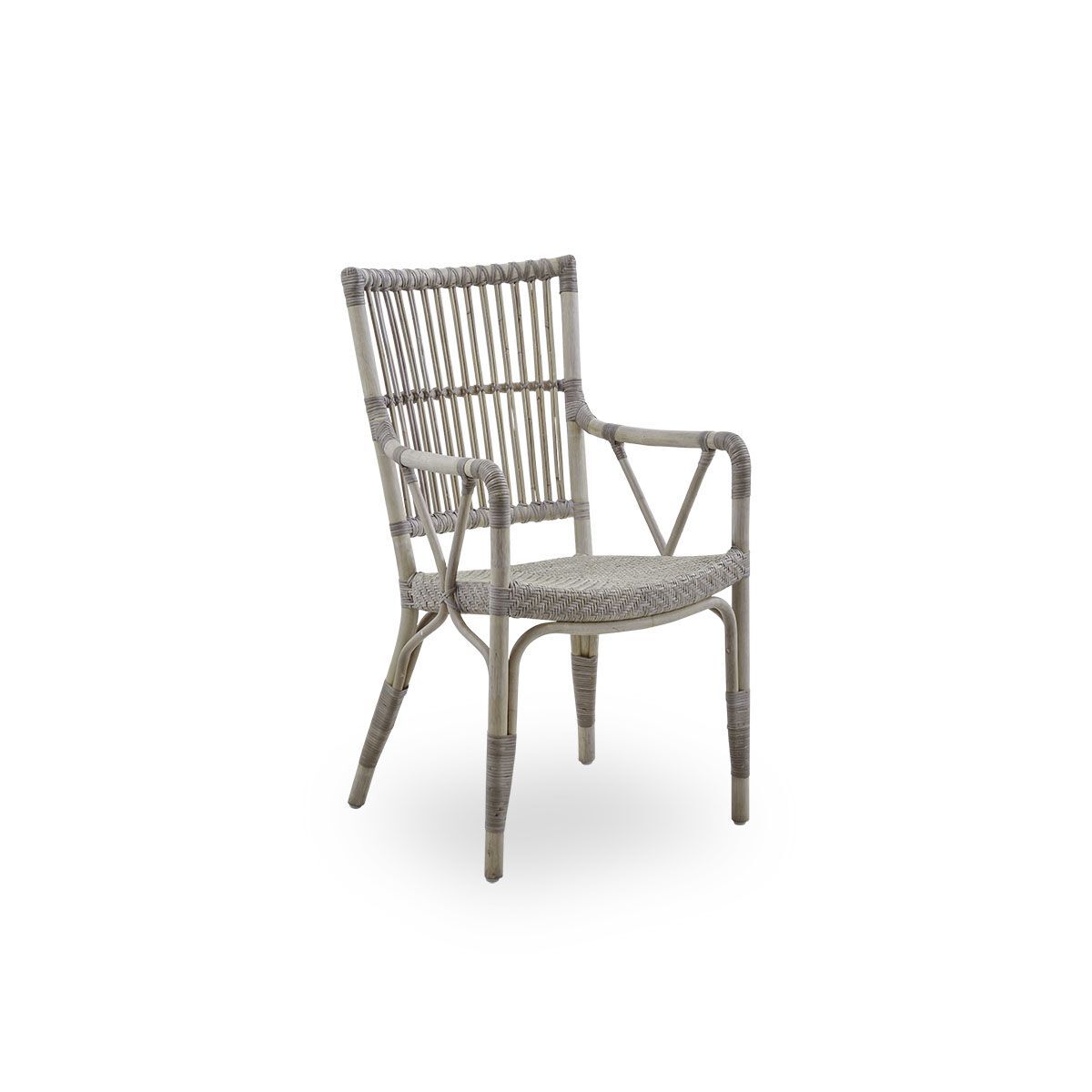 Стул из ротанга с подлокотниками Sika Design Originals ARCH-00056227 - Вид №3