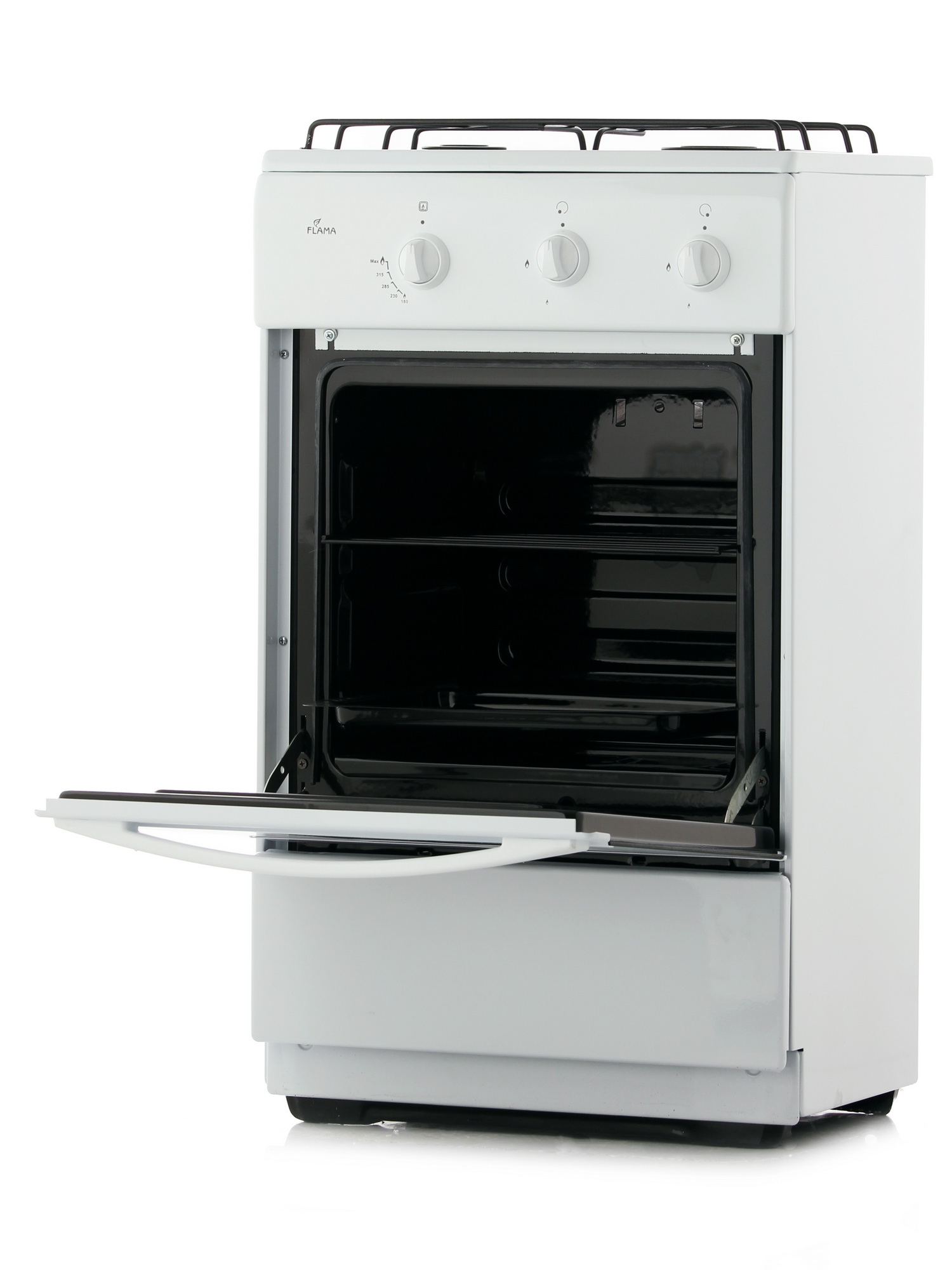 1026145 Газовая плита Flama СG 3202 W/B белый Flama group STDN-0012004 - Вид №4