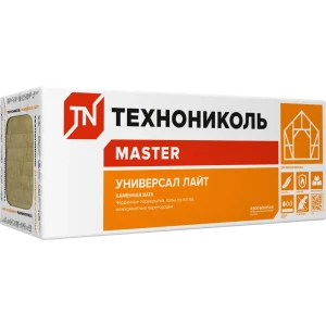 Утеплитель Технониколь Универсал Лайт 50 мм 8 шт 600x1200 мм 5.76 м²
