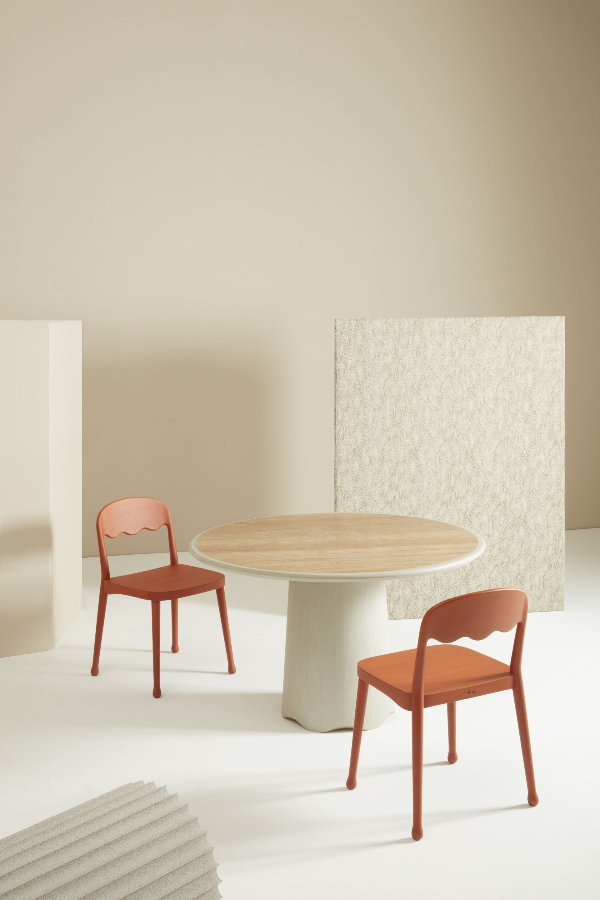 Круглый обеденный стол из ясеня Billiani ARCH-00054218 - Вид №1