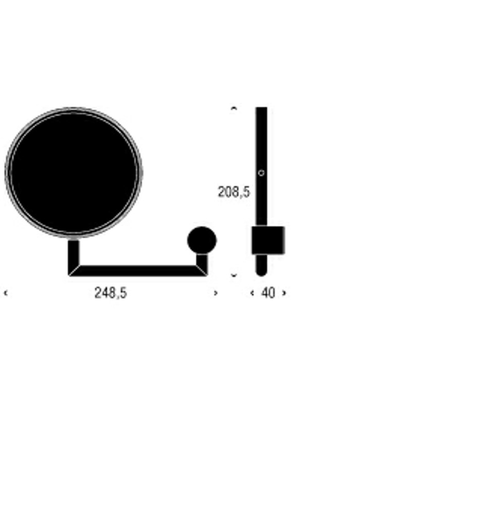 FROST Увеличительное зеркало 1 N1942, настенное sun-id-1966604 - Вид №1
