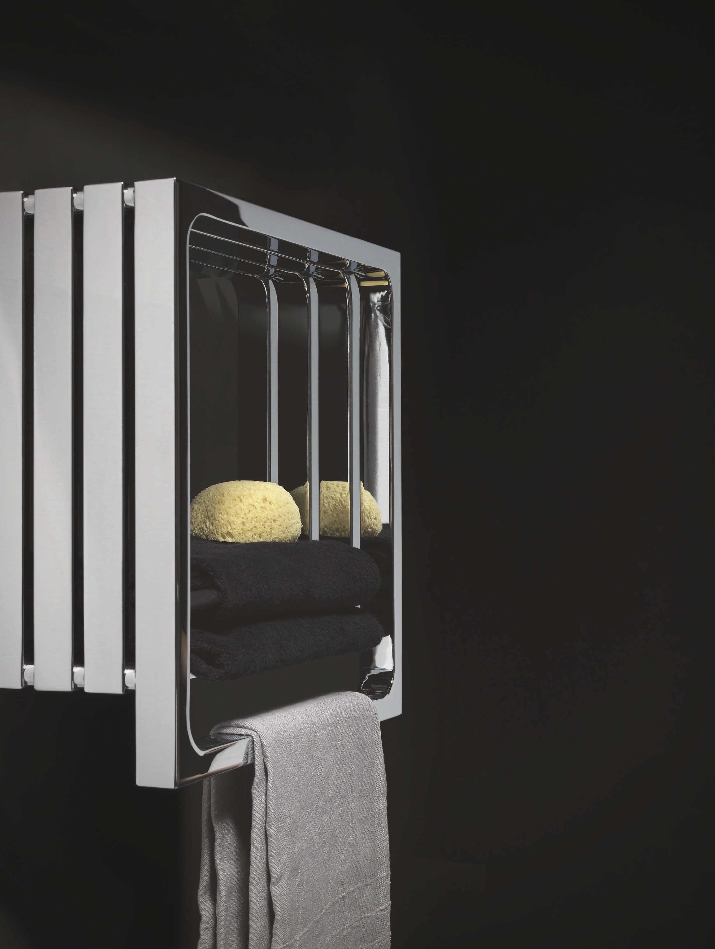 Настенный полированный стальной полотенцесушитель Tubes Elements ARCH-00038433 - Вид №1