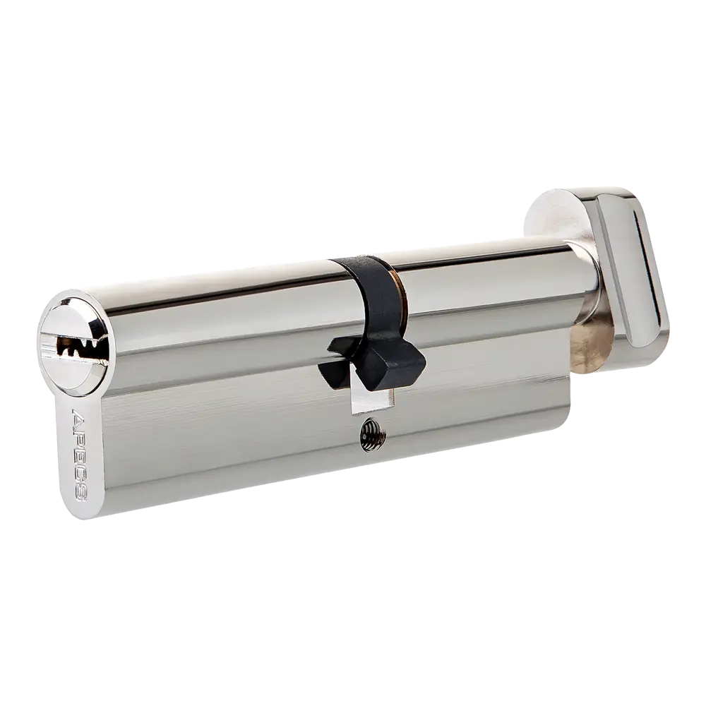 Цилиндр Apecs SM-95(40C/55)-C-NI, 40x55 мм, ключ/вертушка, цвет никель ЦИЛИНДР APECS SM-95(40C/55)-C-NI КЛ-ВЕРТ STLM-2054524