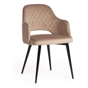 91517380 Комплект кресел 4 шт Tetchair Valkyria 55x80x55 см ткань цвет бежевый STLM-1515285