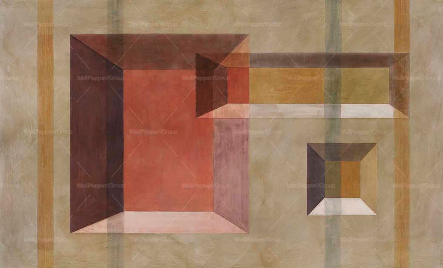 Геометрические тематические обои, экологически чистые WallPepper коллекция 2022 ARCH-00081276 - Вид №1