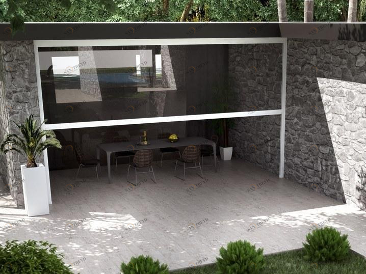 DIRELLO Моторизованный тент с боковыми направляющими sun-id-1412963