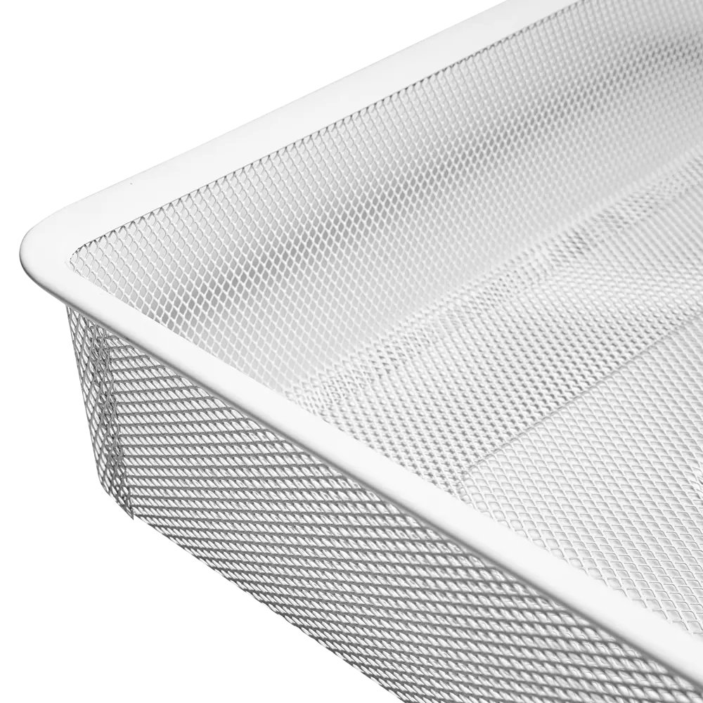 Корзина выдвижная 39.5x18.5x41 см цвет белый ТИТАН-GS STLM-2103558 - Вид №2