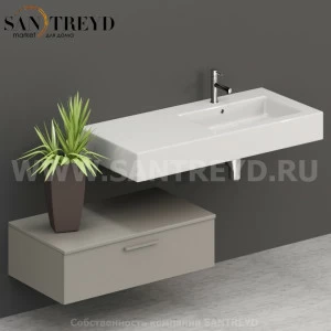 T09052GH2 Столешницы для использования в сочетании с тумбами и открытыми тумбами 90 см серая Globo ARREDO WOOD Италия