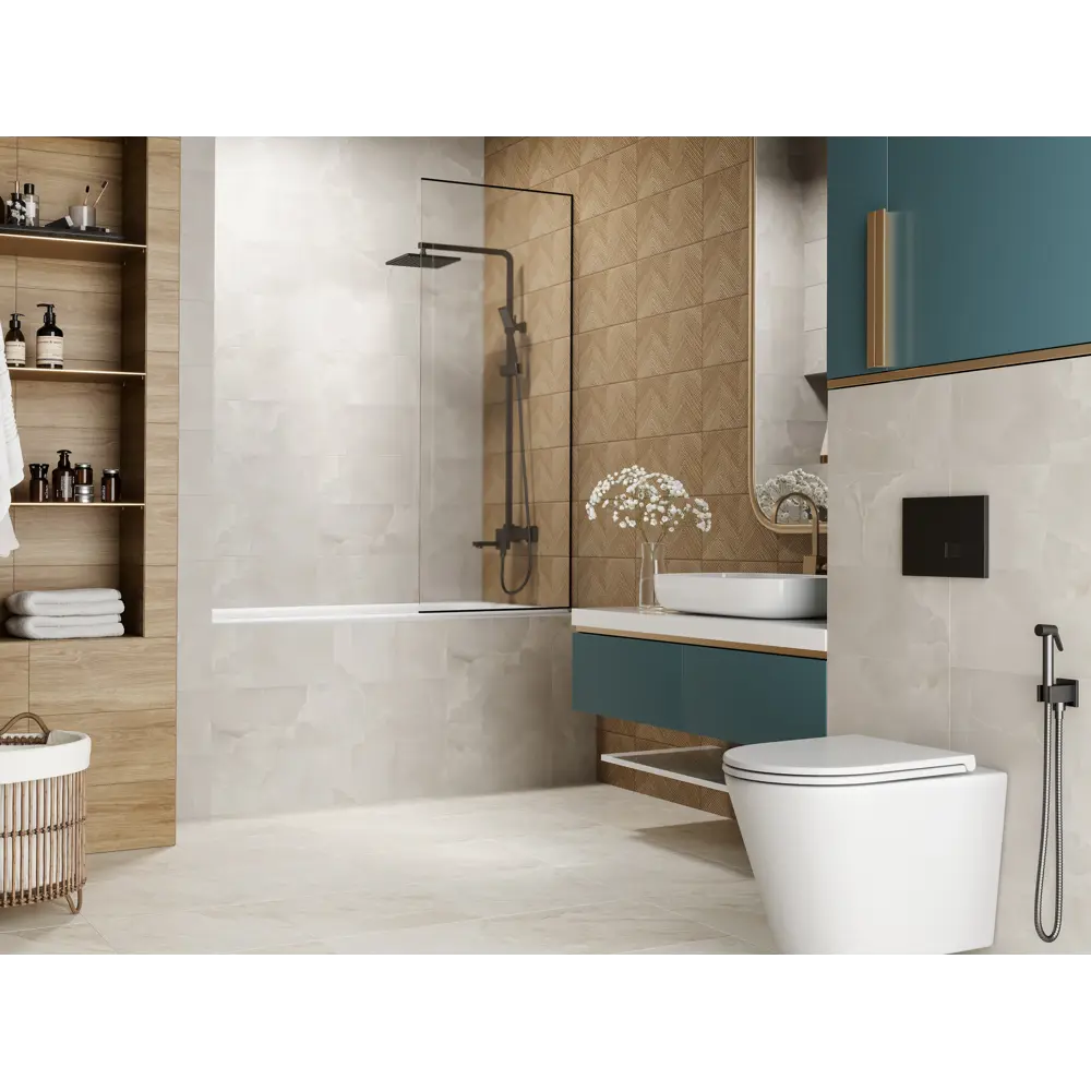 Плитка настенная Mersey Wood A0554D14101 20x40 см 1.6 м² матовая цвет бежевый Santreyd STLM-2055225 - Вид №8